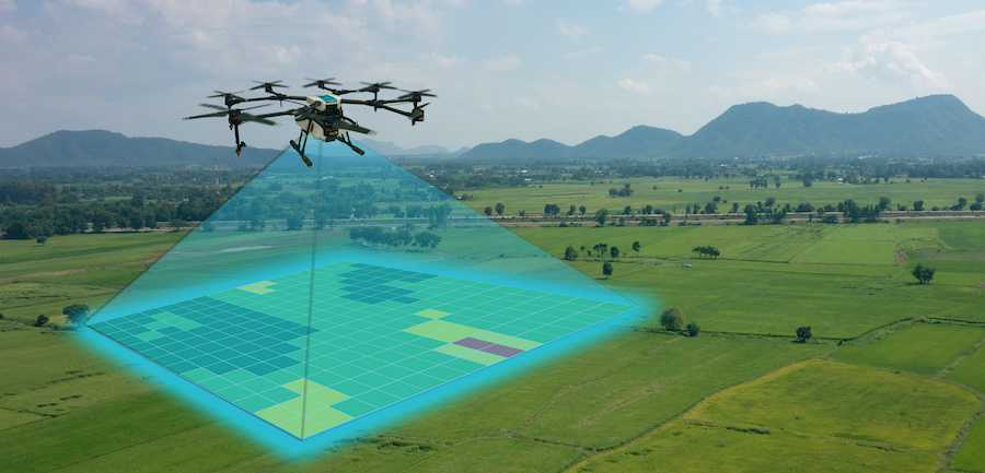 دورة الرفع المساحي باستخدام طائرات بدون طيار UAVs