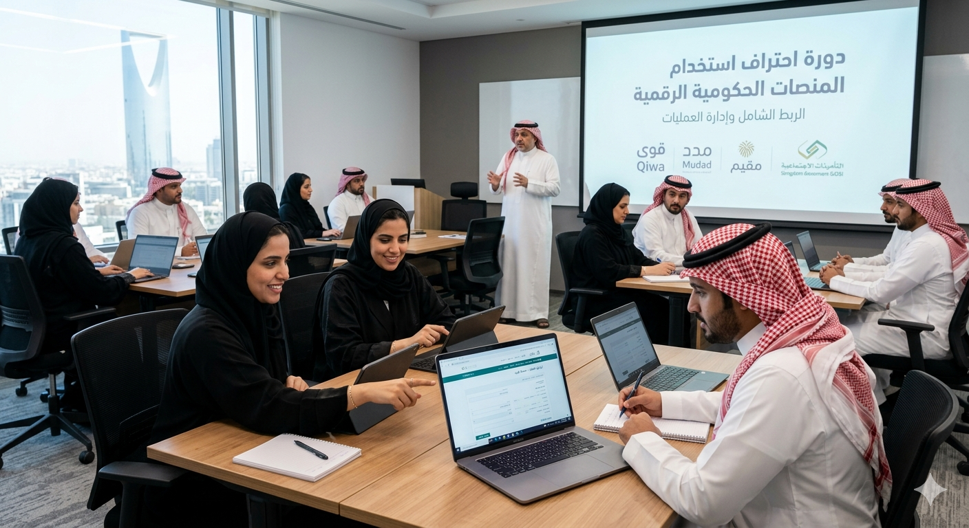 دورة احتراف استخدام المنصات الحكومية